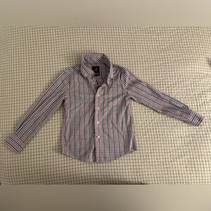 🎈5 for $25! Boys Checkered Dress Button Up